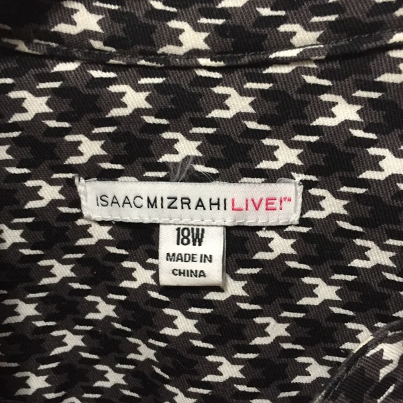 Houndstooth Printed Bomber Jacket - Picture 4 of 8